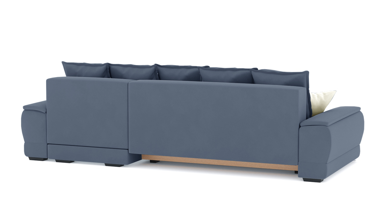 Гостиная, Диван-кровать угловой Нордвикс ПБ, велюр