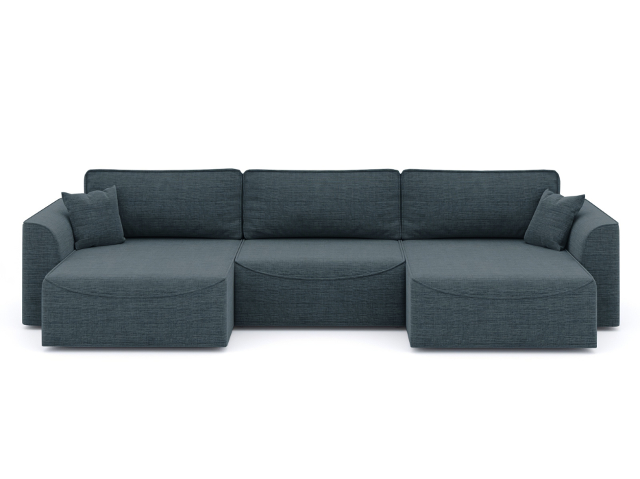 Диваны угловые в гостиную, Диван-кровать П-образный Рафаэль еврокнижка НПБ, рогожка Люкс