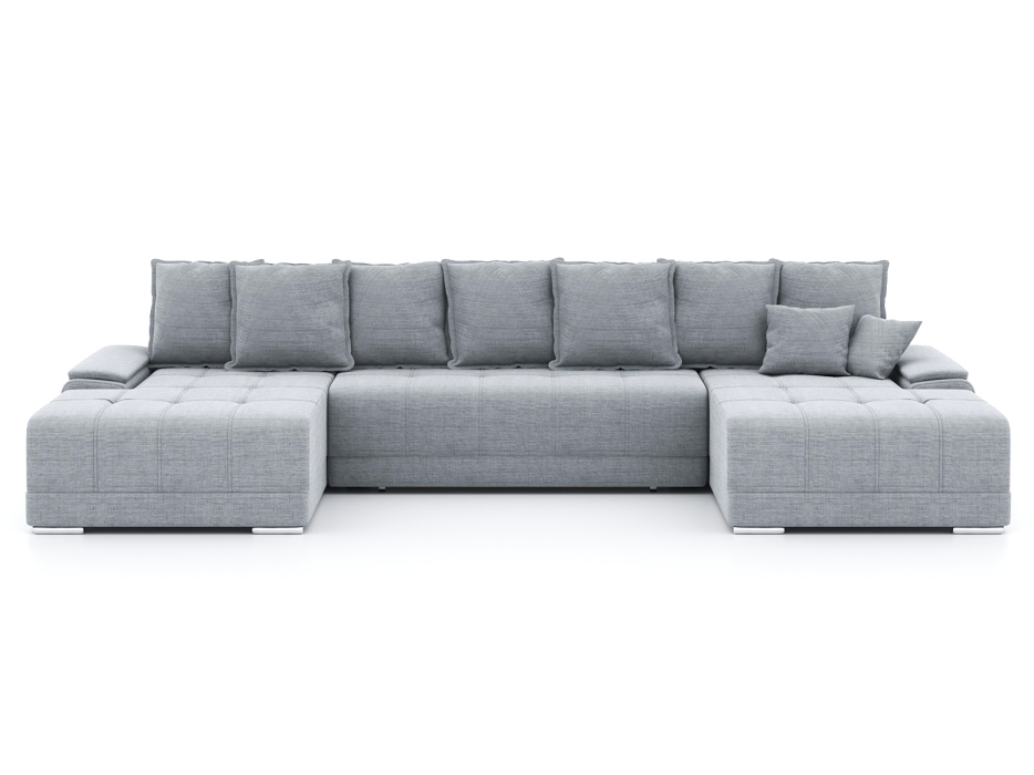 Гостиная, Диван-кровать П-образный Нордвикс, рогожка Люкс