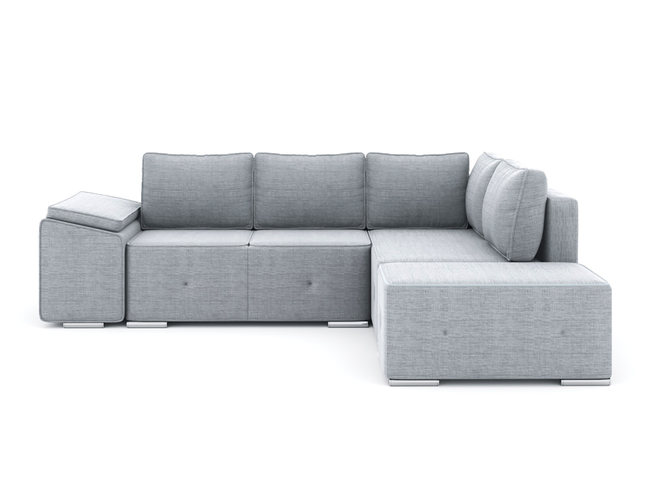 Диваны угловые в гостиную, Диван-кровать угловой Хавьер  ПБ еврокнижка, рогожка