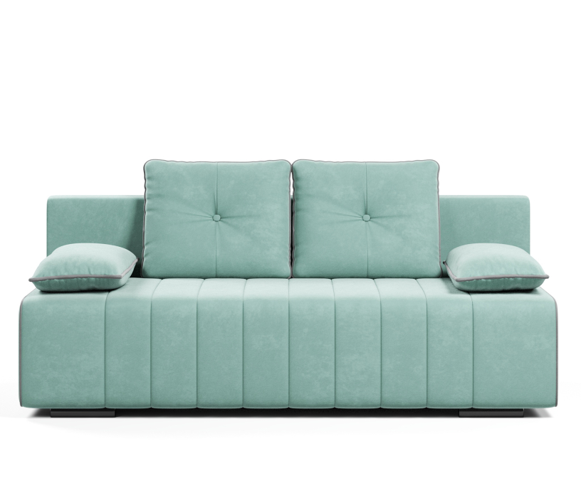 Диваны кровати со спальным местом, Диван-кровать прямой Лестер аккордеон-евро, велюр