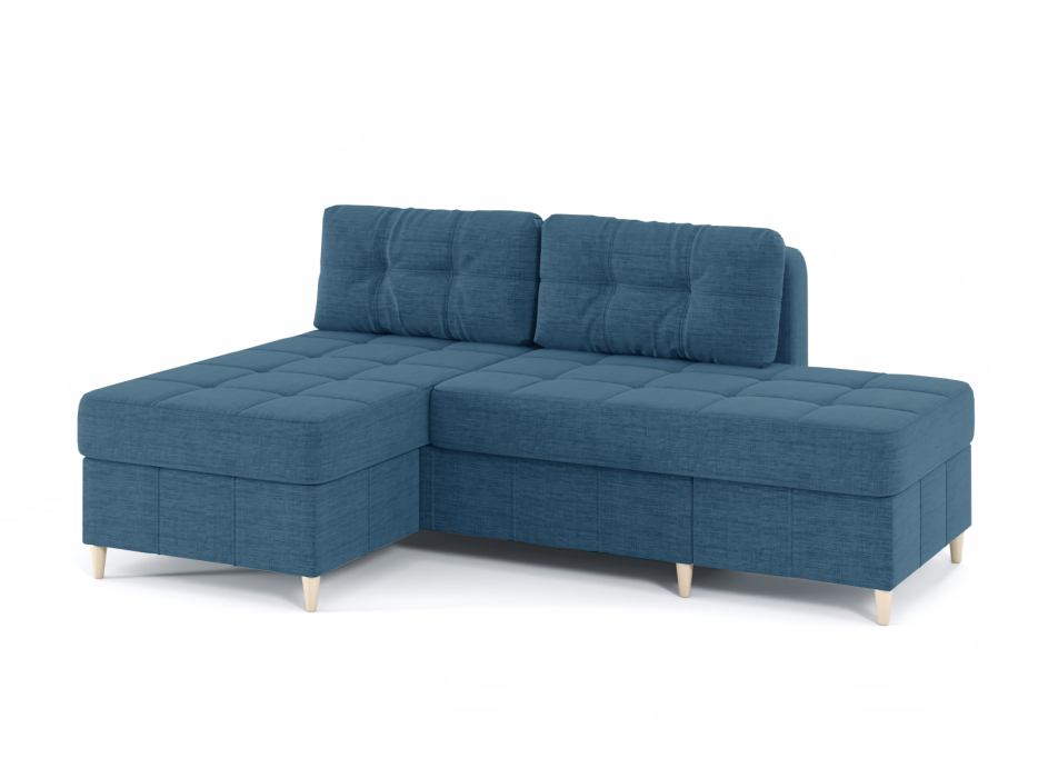 Диваны угловые в гостиную, Диван-кровать угловой Оливер Люкс 2 еврокнижка-трансформер, рогожка Люкс