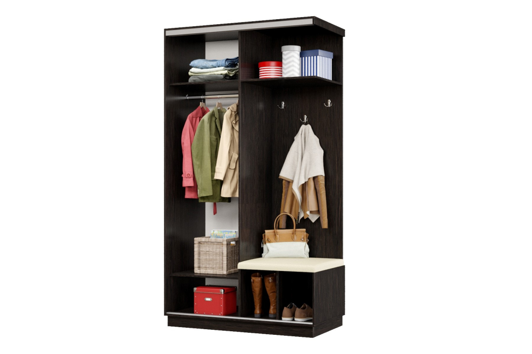 Прихожие, Прихожая Премьер 04 Лайт Мини 11 Правая Мягкая