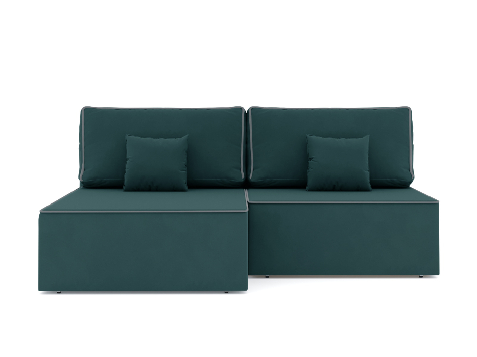 Диваны угловые в гостиную, Диван-кровать угловой еврокнижка Блюм Некст, велюр