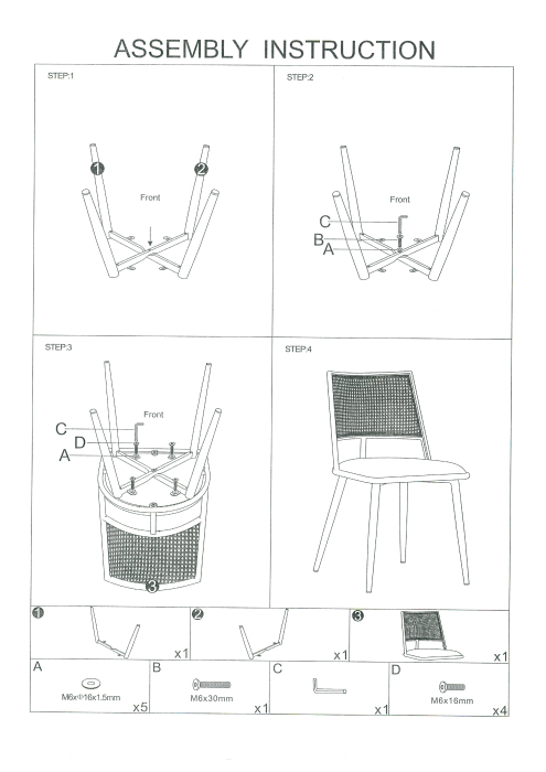 Стулья, Комплект стульев Unity Echo (Комплект 2 шт)
