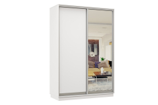 Шкафы-купе 2-х дверные, Шкаф-купе Премьер Лайт МИНИ 04 (02;04) двухдверный