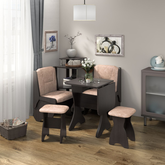 Кухонные уголки, ЛОТОС Скамья 550 Комплектация№4 Велюр