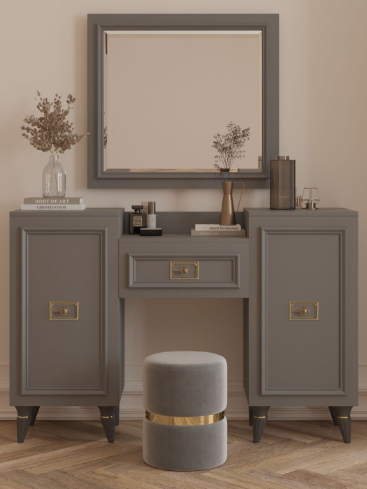 Туалетные столики, Туалетный столик Валенсия (1335х420х900) (золото)