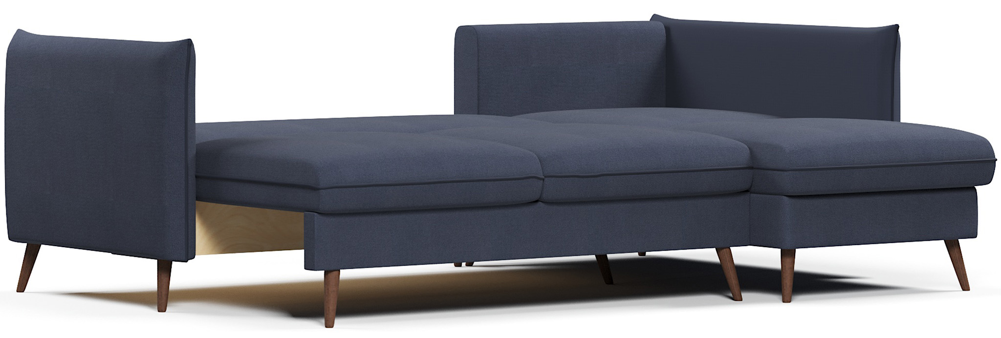 Диваны угловые, Диван угловой Пекин еврокнижка, велюр