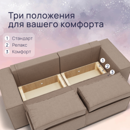 Прямой диван Рашт ППУ, велюр