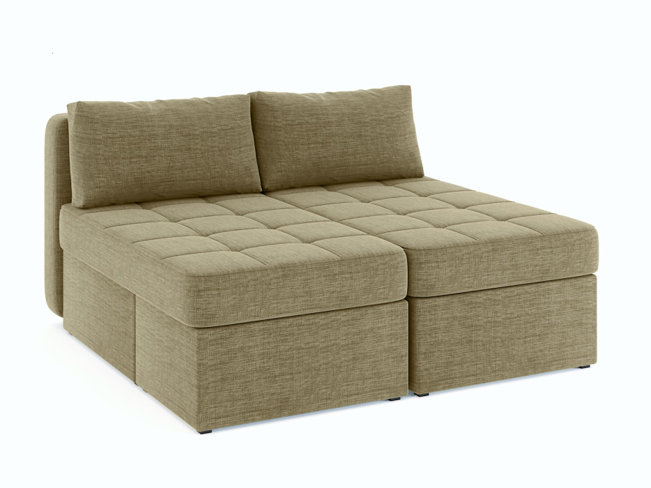 Диваны угловые в гостиную, Диван-кровать угловой Оливер еврокнижка-трансформер, рогожка