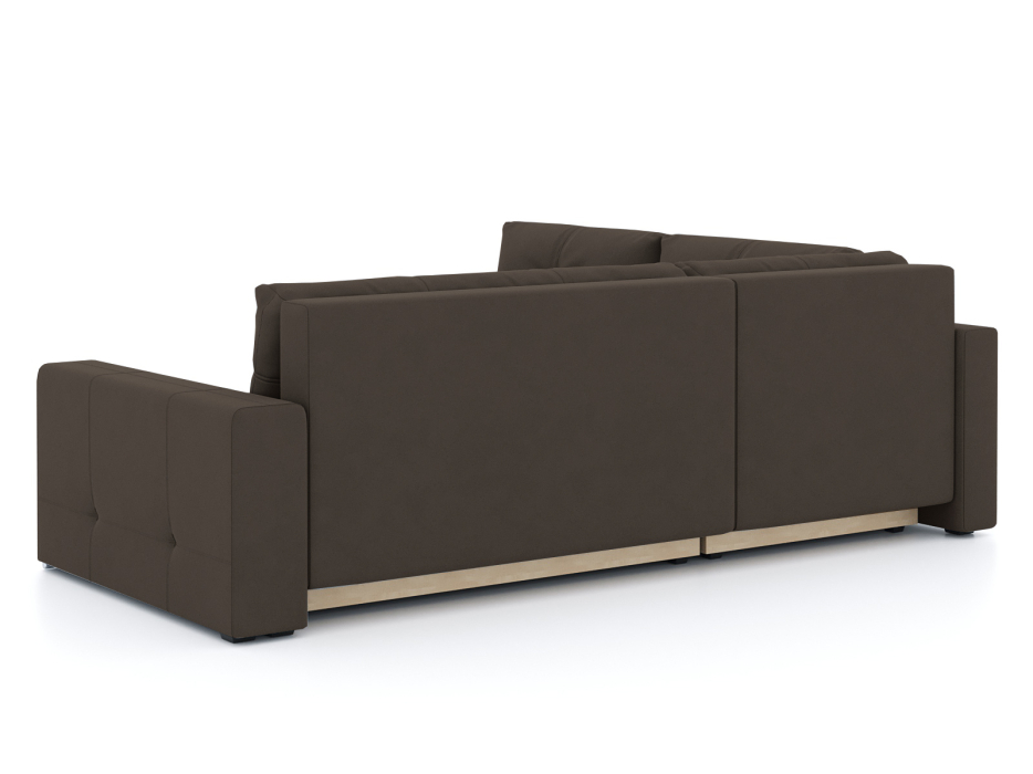 Диваны угловые в гостиную, Диван-кровать угловой Леос НПБ, велюр