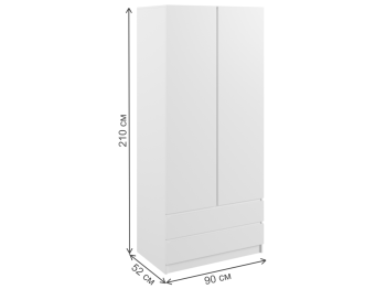 Шкаф двухдверный Мадера