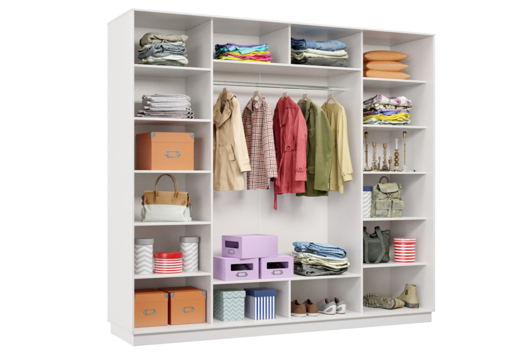 Шкафы-купе 3-х дверные, Шкаф-купе Премьер 58 (01ЗГ;01ЗГ;01ЗГ) фасады зеркало графит/трёхдверный/Профиль чёрный муар