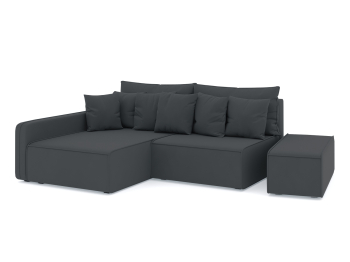 Диван-кровать угловой Портленд еврокнижка НПБ, велюр