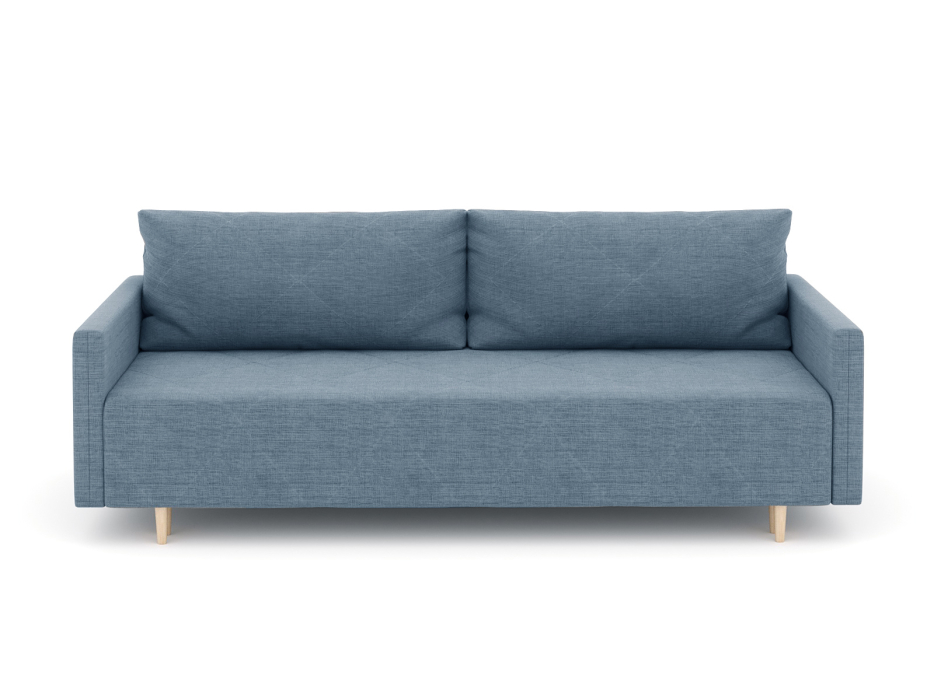 Диваны еврокнижки, Диван-кровать Милли с подлокотниками, рогожка Люкс