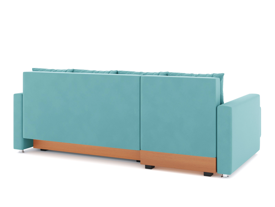 Диваны угловые в гостиную, Диван-кровать угловой Челси еврокнижка, велюр