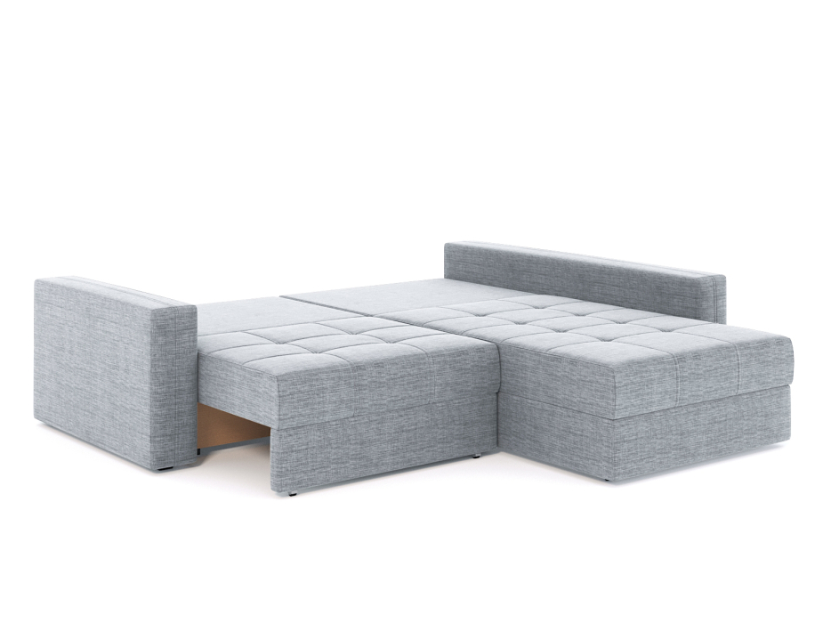 Диваны угловые в гостиную, Диван-кровать угловой Брест 2 секции еврокнижка, рогожка