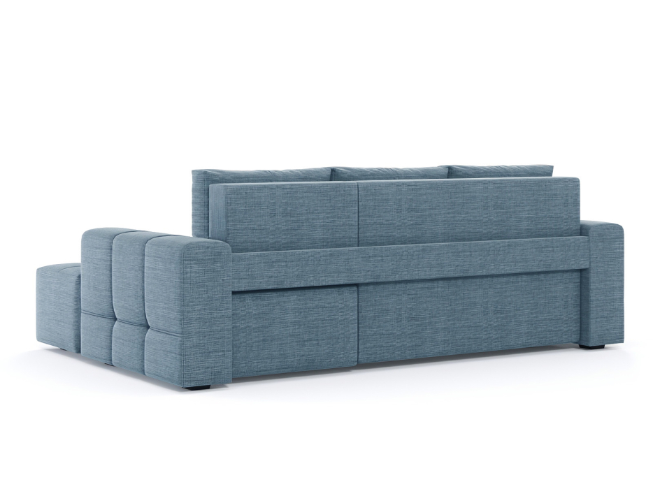 Диваны угловые в гостиную, Диван-кровать угловой Прадо, еврокнижка, рогожка Люкс