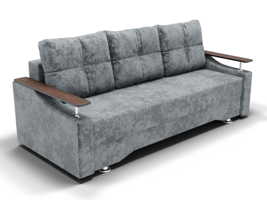 Диваны прямые, Прямой диван Квадро-1, ПБ, Симпл