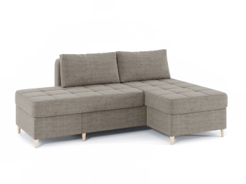 Диван-кровать угловой Оливер 2 еврокнижка-трансформер, рогожка Люкс