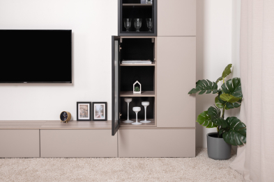 Шкаф-витрина навесной Роквуд 16.322.02