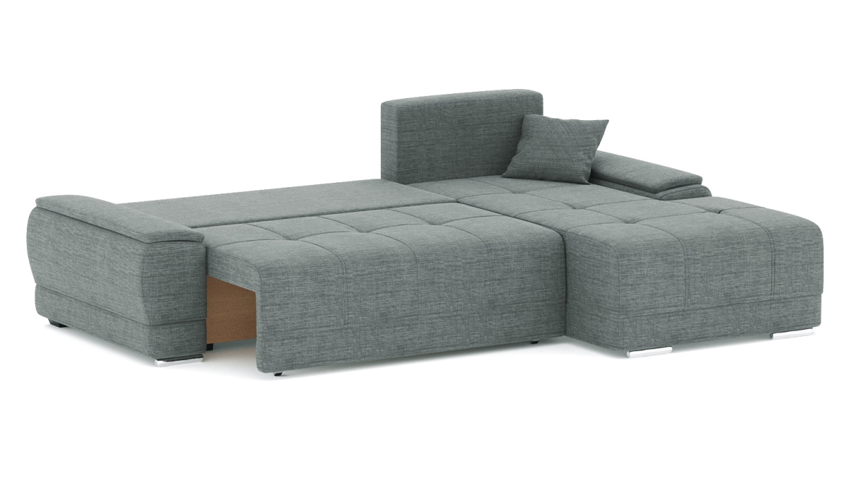 Гостиная, Диван-кровать угловой Нордвикс Мини, рогожка