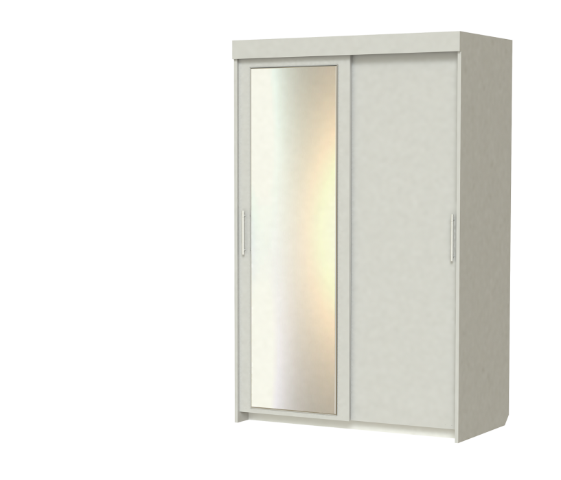 Шкафы-купе 2-х дверные, Шкаф-купе шк-18 двухдверный с зеркалом