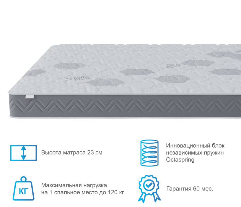 800 x 2000, Матрас Корсика-Зодиак в скрутке 800х2000