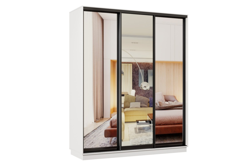 Шкафы-купе, Шкаф-купе Премьер 24 белый