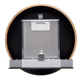 Кухонная вытяжка Konigin Pasio Gold/Black Glass 31