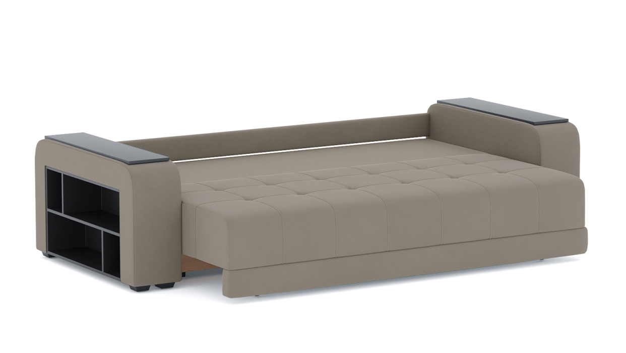 Диваны еврокнижки, Диван-кровать Дубай Лайт еврокнижка, велюр