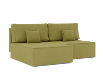 Диван-кровать угловой еврокнижка Блюм Некст, велюр