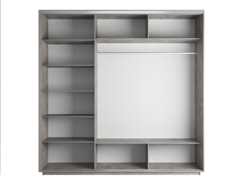 Шкаф-купе Экспресс Экспенс трио 2400 x 2100 x 600