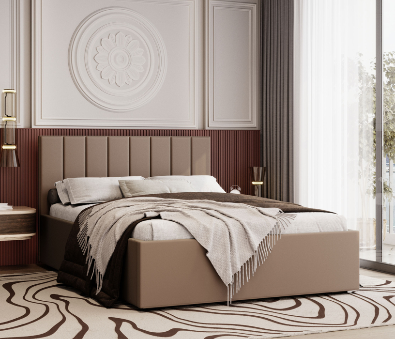 Мягкая кровать, Кровать Аурелия 1,2 с ПМ