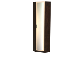 Угловые шкафы, Шкаф угловой Феникс М-1 С зеркалом