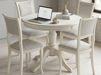 Стол обеденный Мебелик Линне 90/130*90