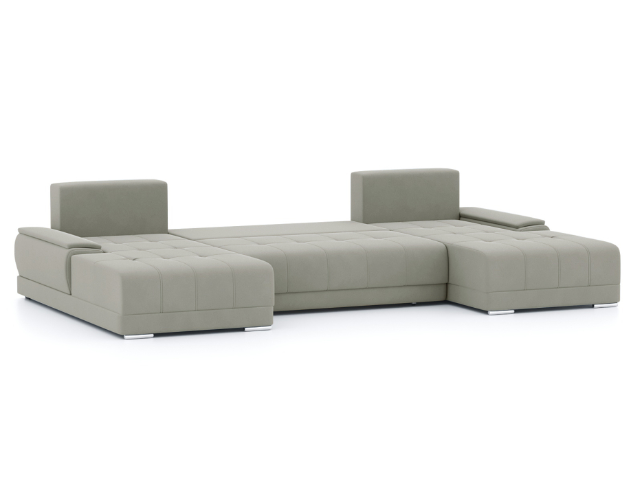 Гостиная, Диван-кровать П-образный Нордвикс, велюр