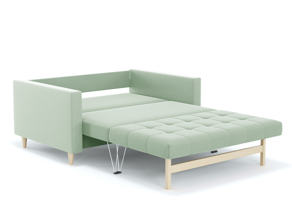 Диваны еврокнижки, Диван-кровать еврокнижка Квадро, велюр