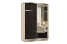 Шкафы-купе, Шкаф-купе Премьер Лайт 03 Мини (08;11) двухдверный