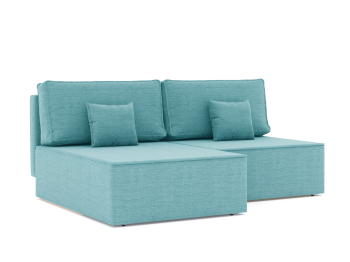 Диван-кровать угловой еврокнижка Блюм Некст, рогожка