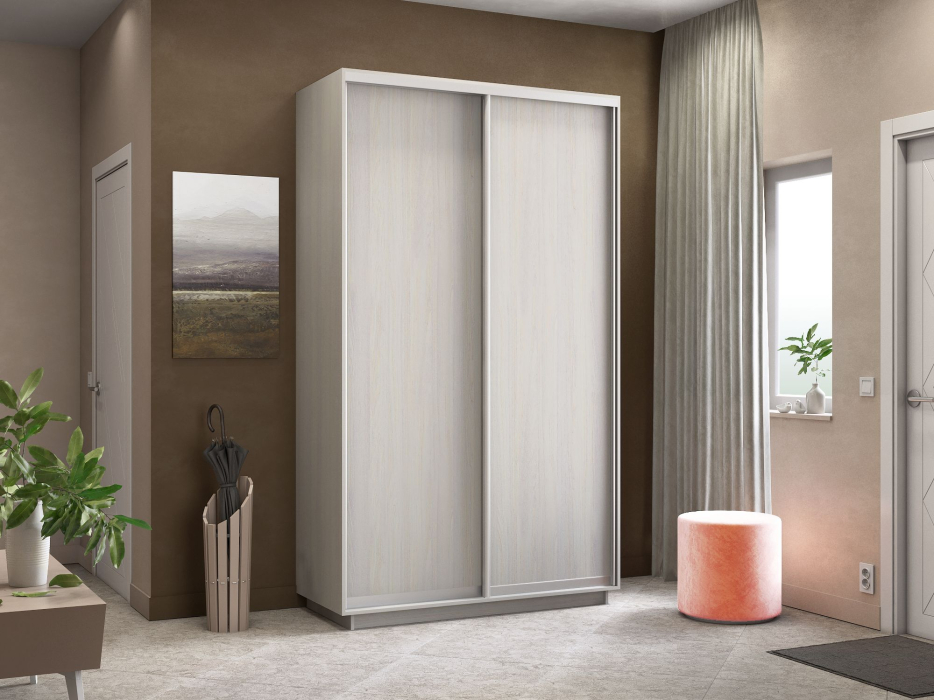 Шкафы-купе 2-х дверные, Шкаф-купе Экспресс Элемент дуо 2400 x 1400 x 450