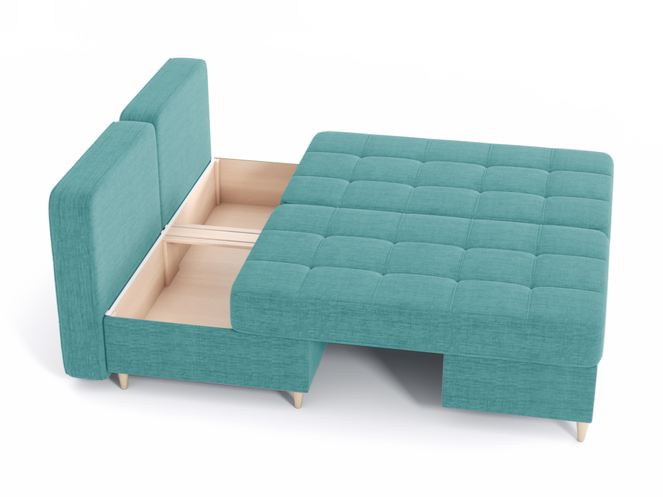 Диваны угловые в гостиную, Диван-кровать угловой Оливер 2 еврокнижка-трансформер, рогожка