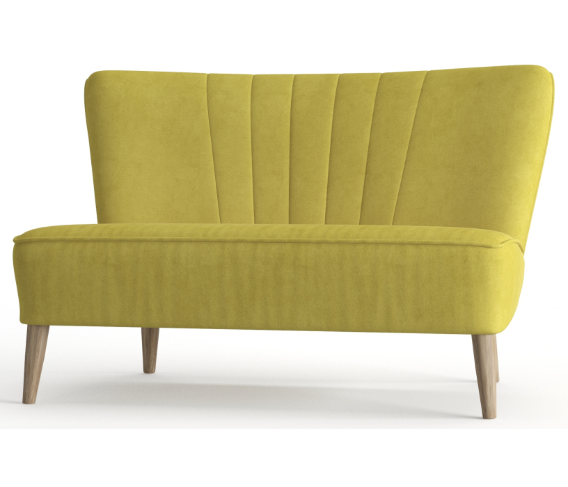 Дизайнерские диваны для гостиной, Диван прямой Зола, Велюр