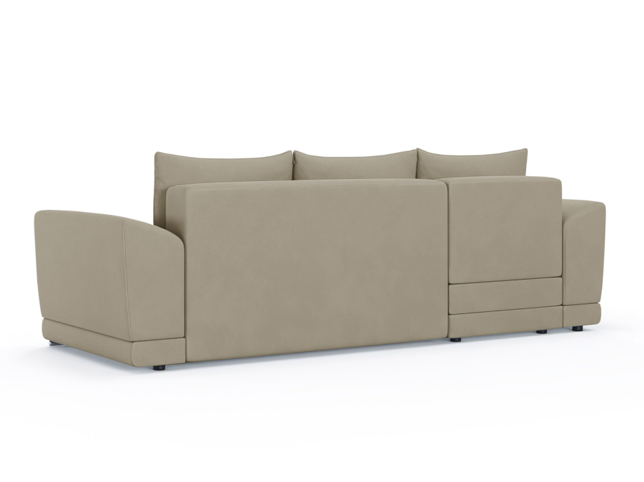 Диваны угловые в гостиную, Диван-кровать угловой Рентон еврокнижка, велюр