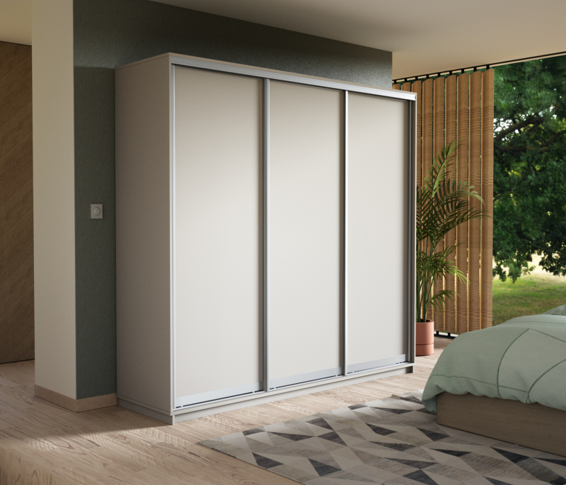 Шкафы-купе, Шкаф-купе Экспресс Элемент трио 2200 x 2400 x 600