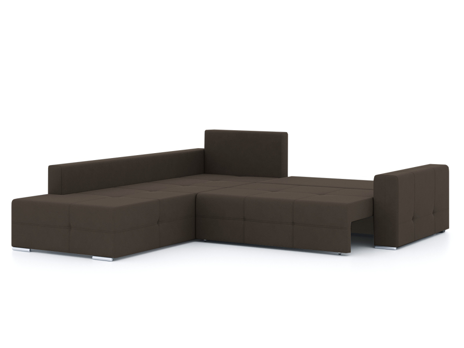 Диваны угловые в гостиную, Диван-кровать угловой Леос НПБ, велюр