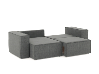 Диван-кровать угловой Лофт, рогожка