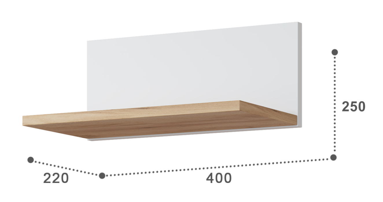 Настенные полки, Полка Эмилия ЭЛ-9