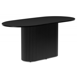 Стол Барон О 160 х 90 (черные ноги)